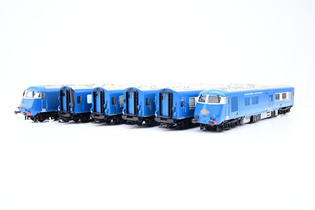 Bachmann OO Gauge 31-255DC Midland Pullman Six Car Unit Nanking Blue - DCC Fitted, Boxed