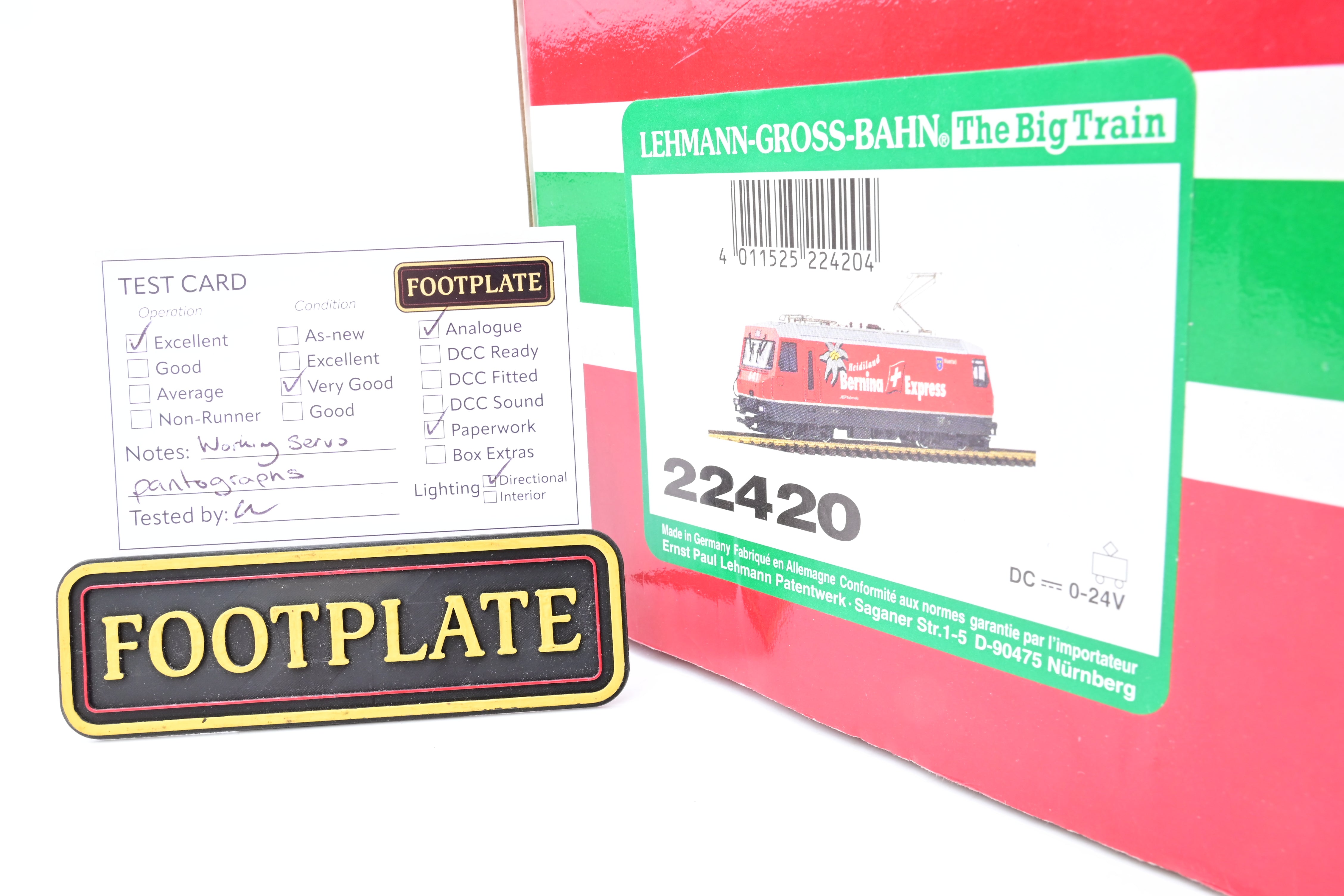 LGB G Gauge 22420 RhB Ge 4/4''' Electric Locomotive Bernina Express