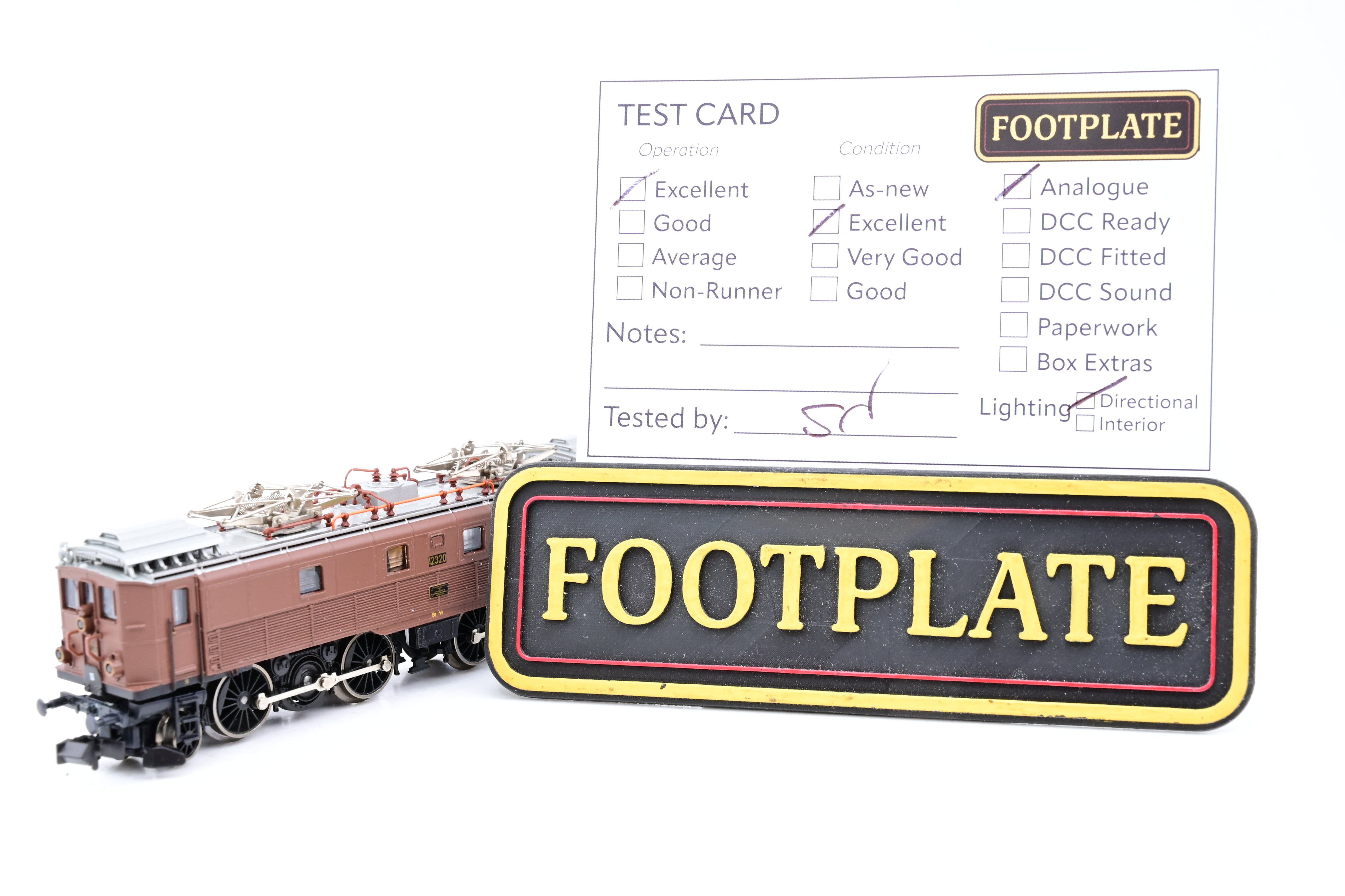 Roco N Gauge 04191B Class Be 4/6 SBB Brown No.12320 - Boxed