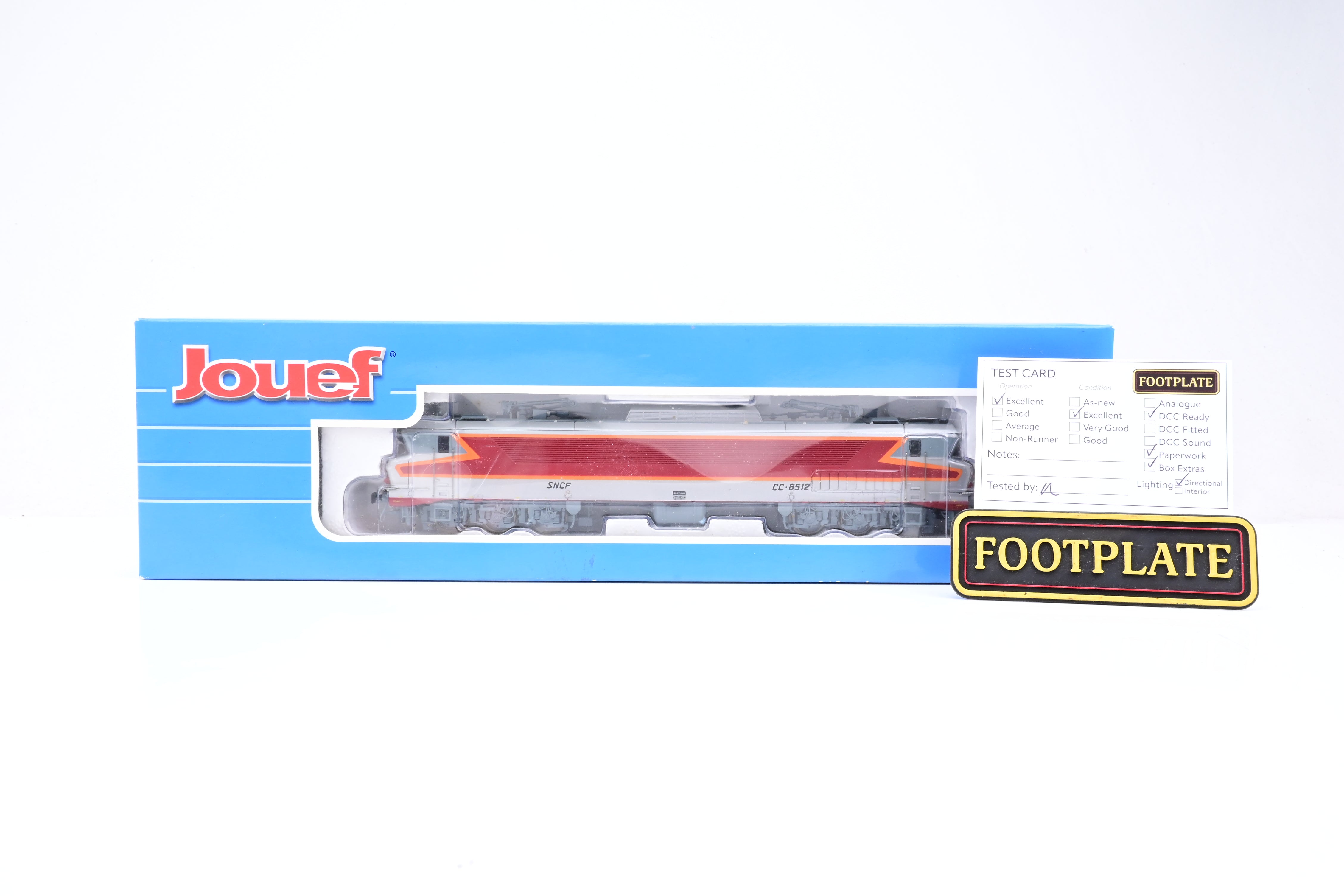Jouef HO Gauge HJ2006 SNCF CC Electric Locomotive No.6512 - Boxed