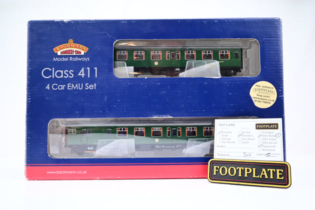 Bachmann OO Gauge 31-425A 4CEP EMU Late SR Multiple Unit Green No.7141 - Boxed