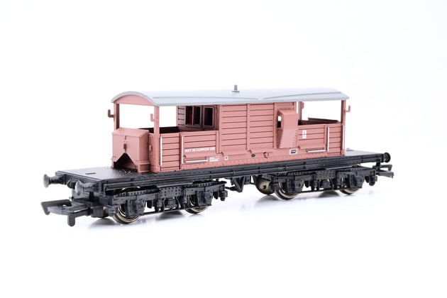 Bachmann OO Gauge 33-825A 25 Ton Queen Mary Brake Van BR Bauxite