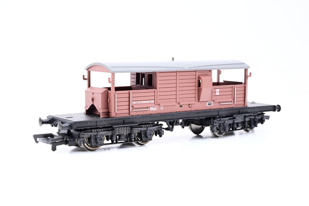Bachmann OO Gauge 33-825A 25 Ton Queen Mary Brake Van BR Bauxite