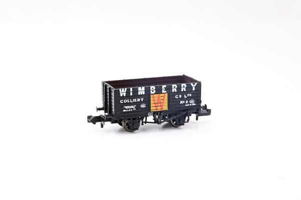 Graham Farish N Gauge 377-077 7 Plank End Door Wagon 'Wimberry'
