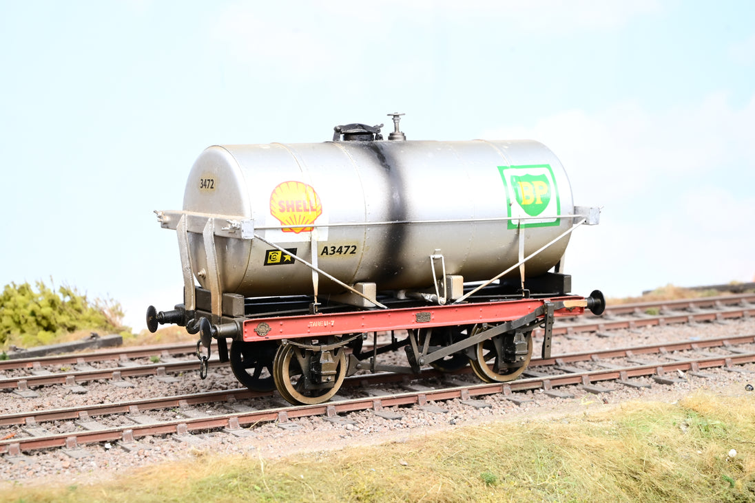 Sancheng O Gauge Shell BP Silver Tank Wagon No.A3472