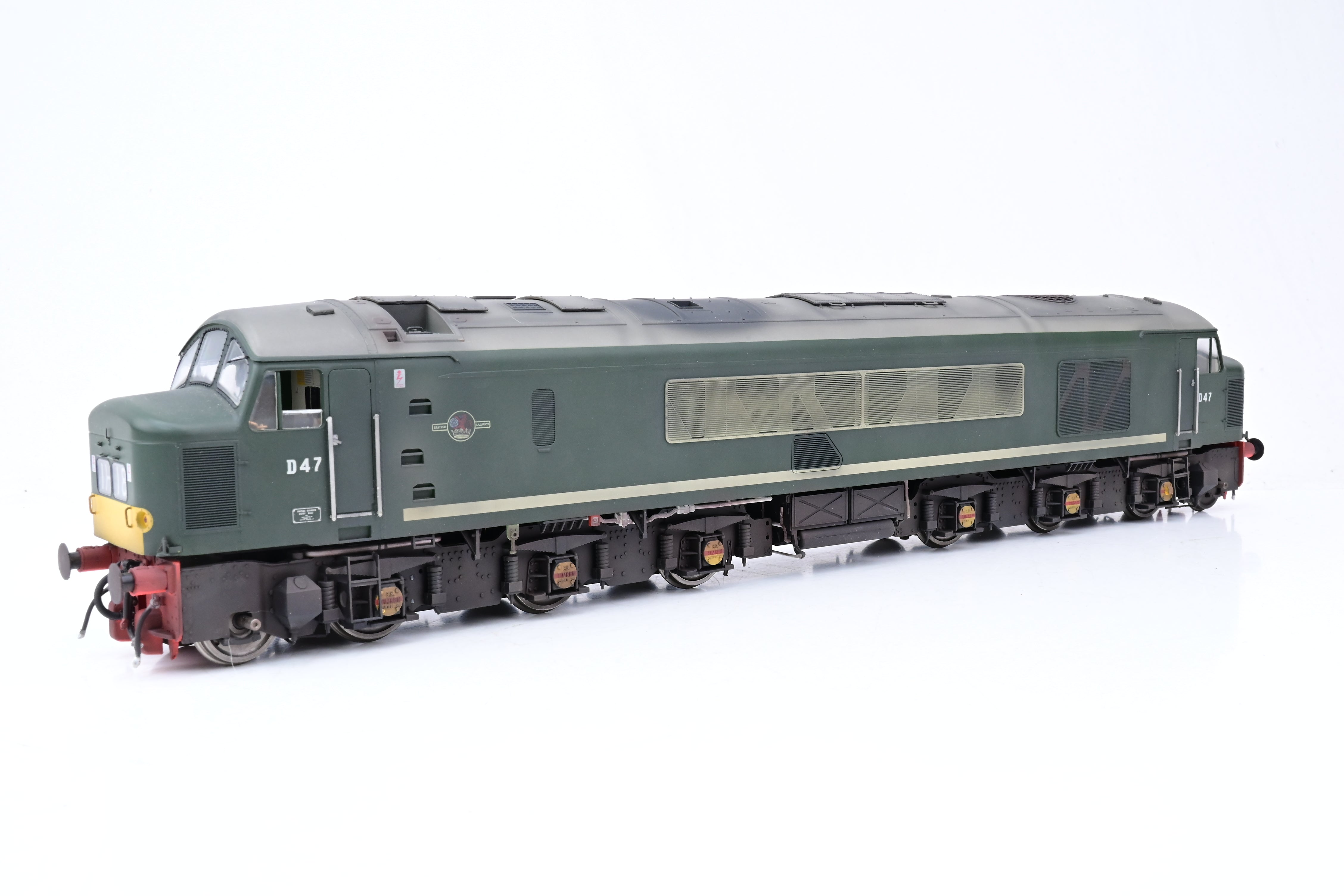 Heljan 7mm O Gauge 45011 Class 44 BR Green Small Yellow Panels No.D47