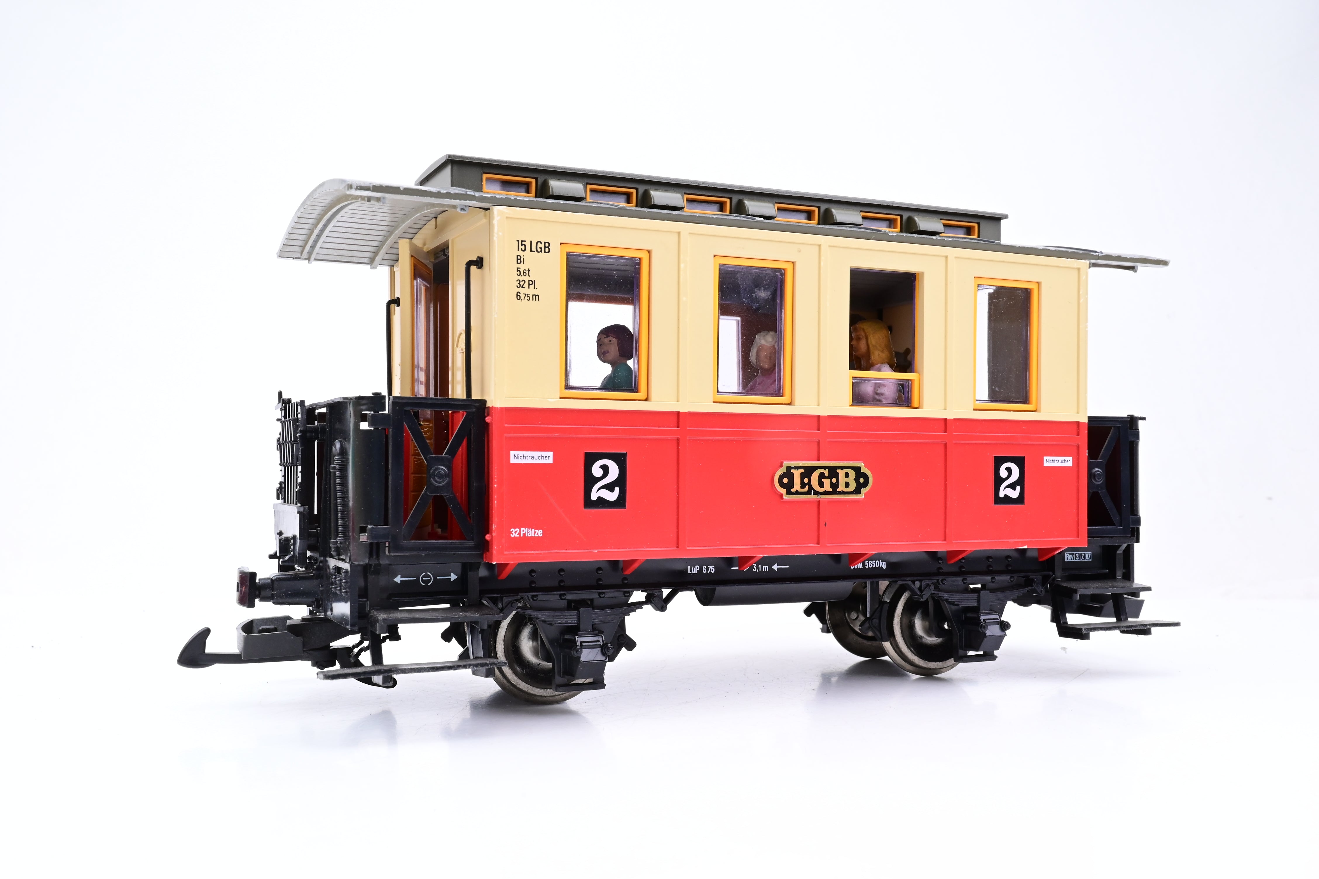 LGB G Gauge 30110 2nd Class Red Passenger Coach - Boxed