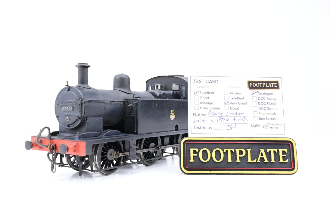 Kit Built 7mm O Gauge Fowler 3F Jinty 0-6-0 Tank BR Black Early Crest