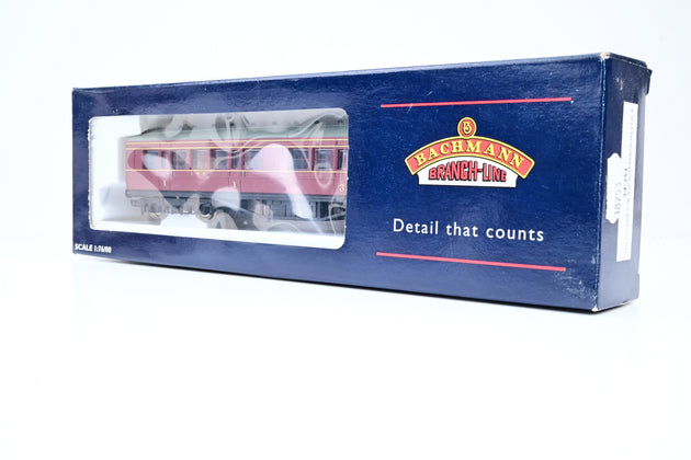 Bachmann OO Gauge 34-251 57ft Corridor 1st/3rd Maroon LMS