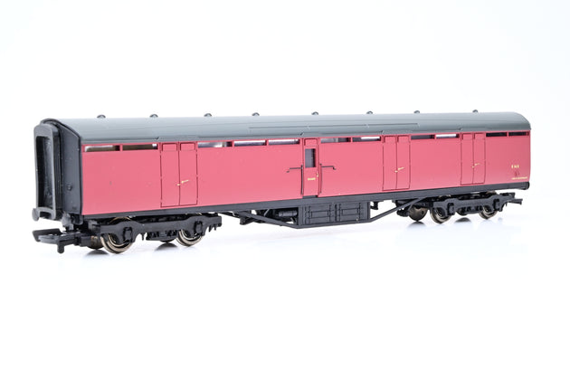 Bachmann OO Gauge 34-653 63ft Thompson BG Full Brake Crimson BR No.E16E