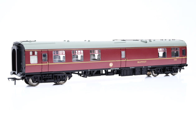 Bachmann OO Gauge 39-261 Mk1 Restaurant Miniature Buffet Car RMB BR Maroon No.E1854