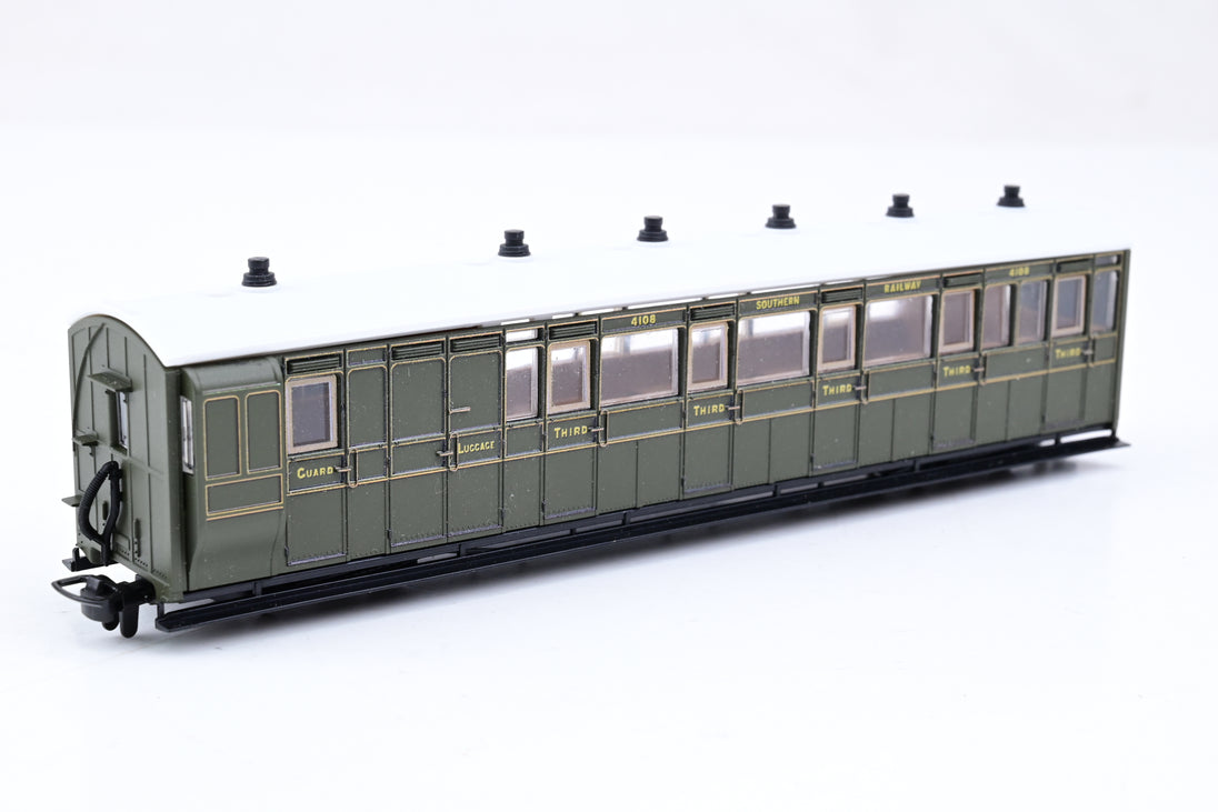 Peco OO9 Narrow Gauge GR-421A L&B Brake Coach SR Livery No.4108 - Boxe