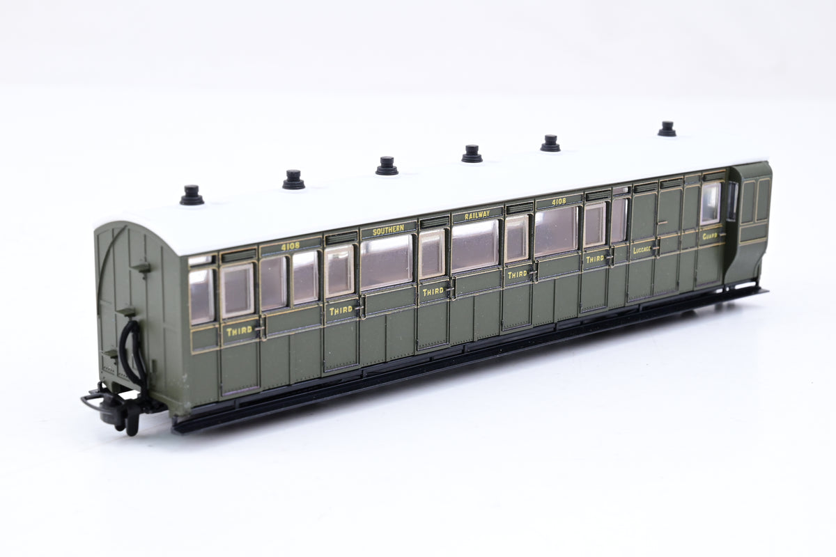 Peco OO9 Narrow Gauge GR-421A L&B Brake Coach SR Livery No.4108 - Boxe