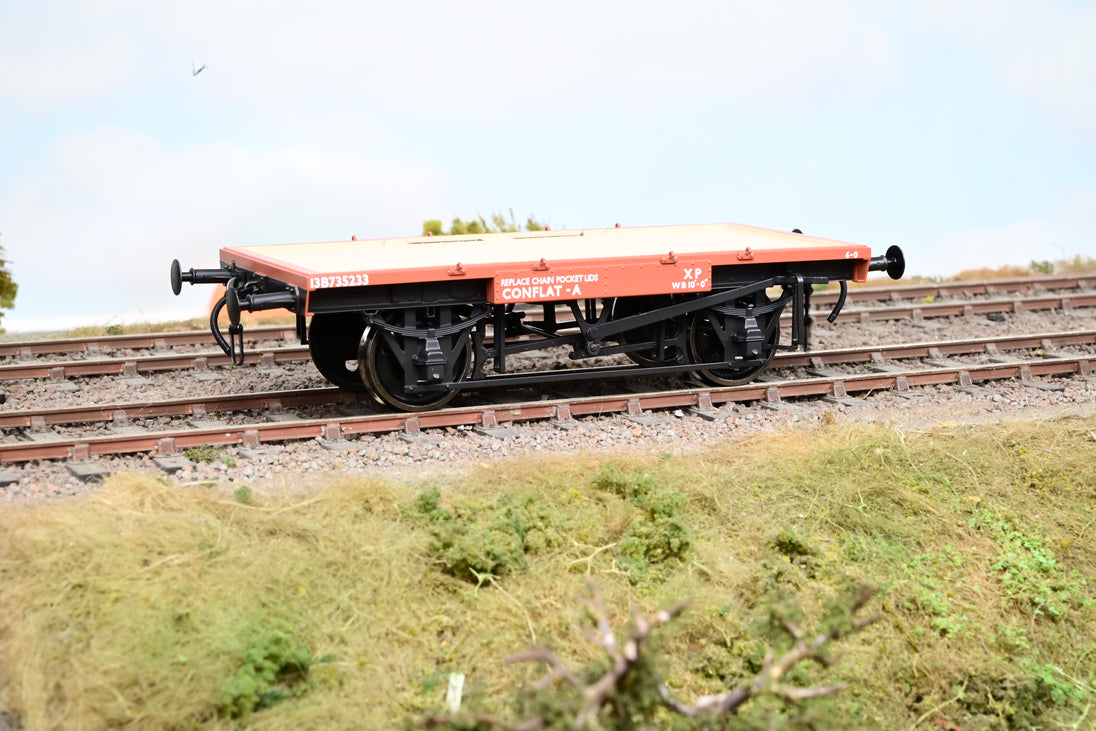 Dapol 7mm O Gauge 7F-037-103 BR Conflat A 13Ton 6.0 No.B735233 - Boxed