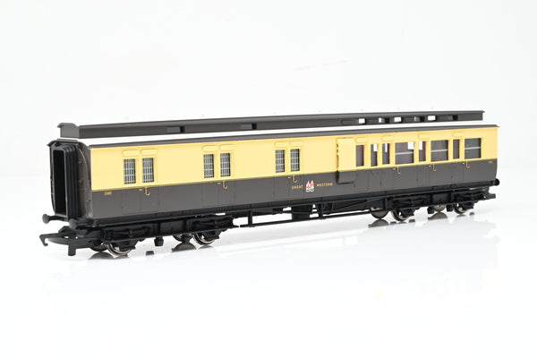 Hornby OO Gauge R4223A GWR Clerestory Brake Coach No.3380