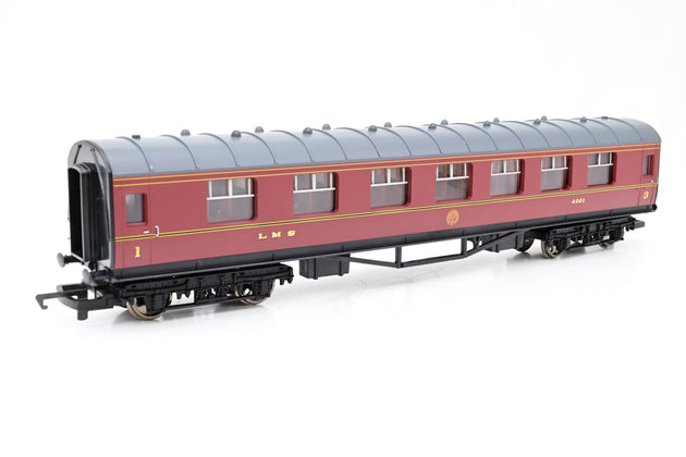 Hornby OO Gauge R4130B LMS Composite Coach No.4001