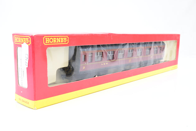 Hornby OO Gauge R4130A LMS Composite Coach No.4000