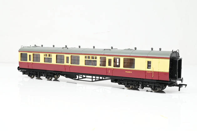 Bachmann OO Gauge 34-081 Collett 60' Coach 1st/2nd Class Corridor BR Cimson/Cream No.W6608W - Boxed