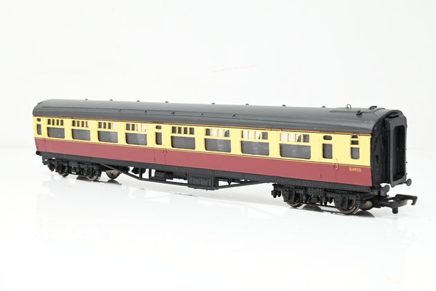 Bachmann OO Gauge 34-576 63ft Bulleid Open 2nd Coach Crimson/Cream No.S1493S - Boxed