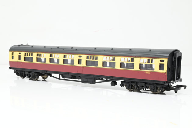 Bachmann OO Gauge 34-576 63ft Bulleid Open 2nd Coach Crimson/Cream No.S1493S - Boxed