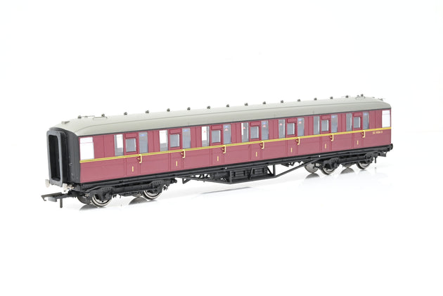 Hornby OO Gauge R4261A BR Maroon 61ft 6in Gresley Corridor 1st Class Coach No.SC11026E - Boxed