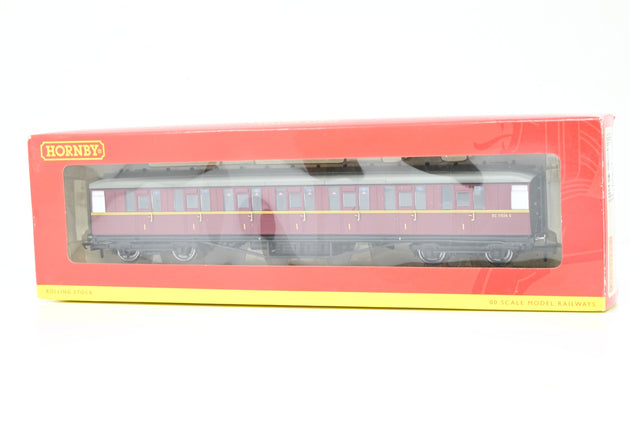 Hornby OO Gauge R4261A BR Maroon 61ft 6in Gresley Corridor 1st Class Coach No.SC11026E - Boxed