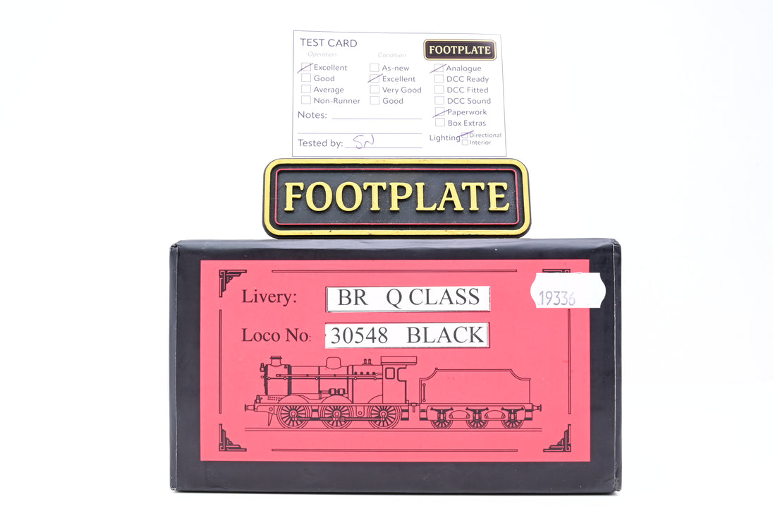 Ace Trains Coarse Scale O Gauge BR Black Q Class No.30548 - Boxed