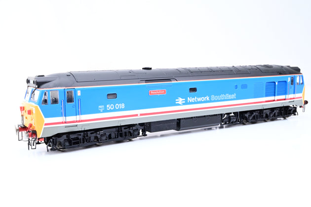 Hornby OO Gauge R2348 BR Blue Class 50 No.50018 'Resolution' - Boxed