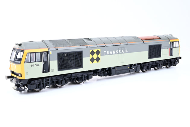 Hornby OO Gauge R2640 Transrail/Coal Sector Class 60 No.60066 - Boxed