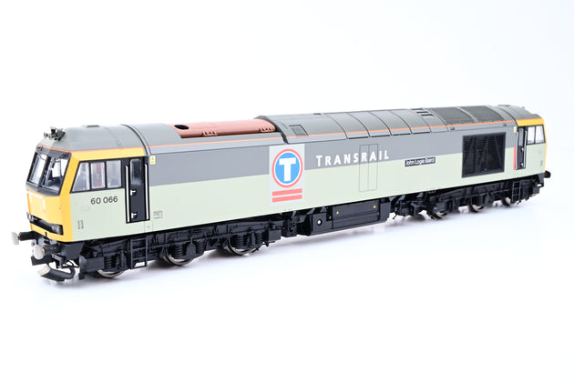 Hornby OO Gauge R2640 Transrail/Coal Sector Class 60 No.60066 - Boxed