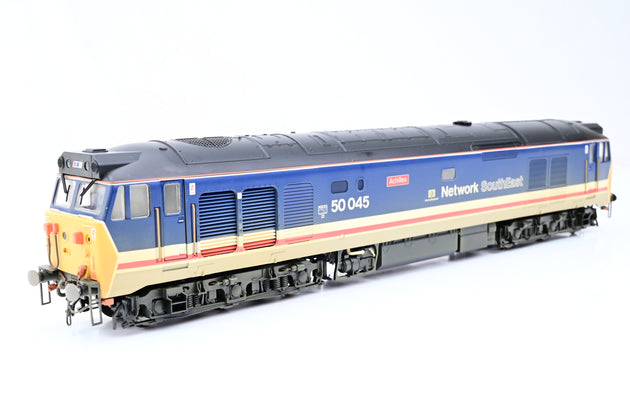Hornby OO Gauge R2350 Network SouthEast Class 50 No.50045 'Achilles' - Factory Weathered, Boxed