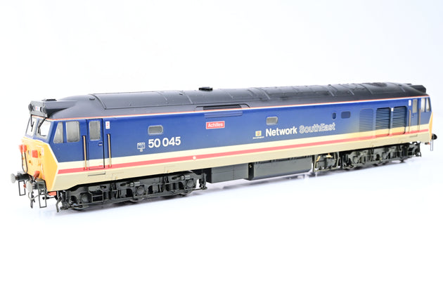 Hornby OO Gauge R2350 Network SouthEast Class 50 No.50045 'Achilles' - Factory Weathered, Boxed