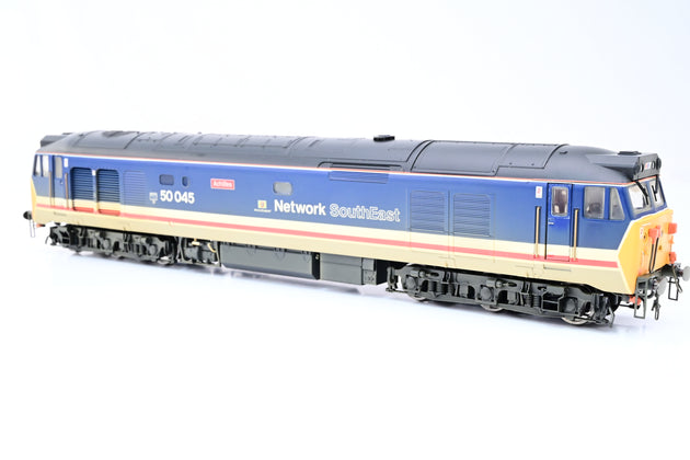 Hornby OO Gauge R2350 Network SouthEast Class 50 No.50045 'Achilles' - Factory Weathered, Boxed