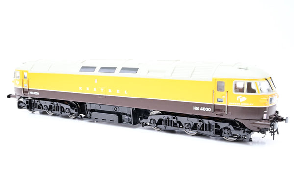 Heljan OO Gauge 4000 Prototype Brown & Yellow Hawker Siddeley Brush No.HS4000 'Kestrel' - Limited Edition, Boxed