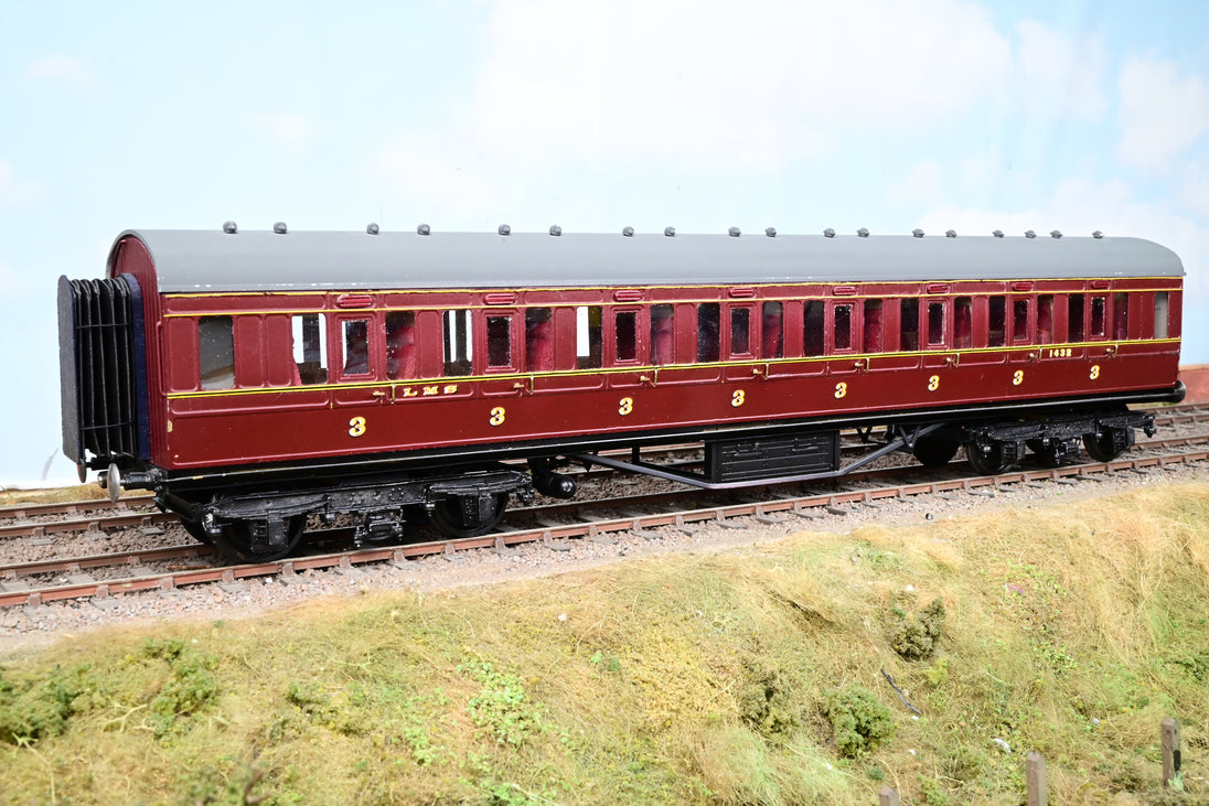 Kit Built Instrument Kit Built O Gauge LMS Composite 3rd Coach No.1432