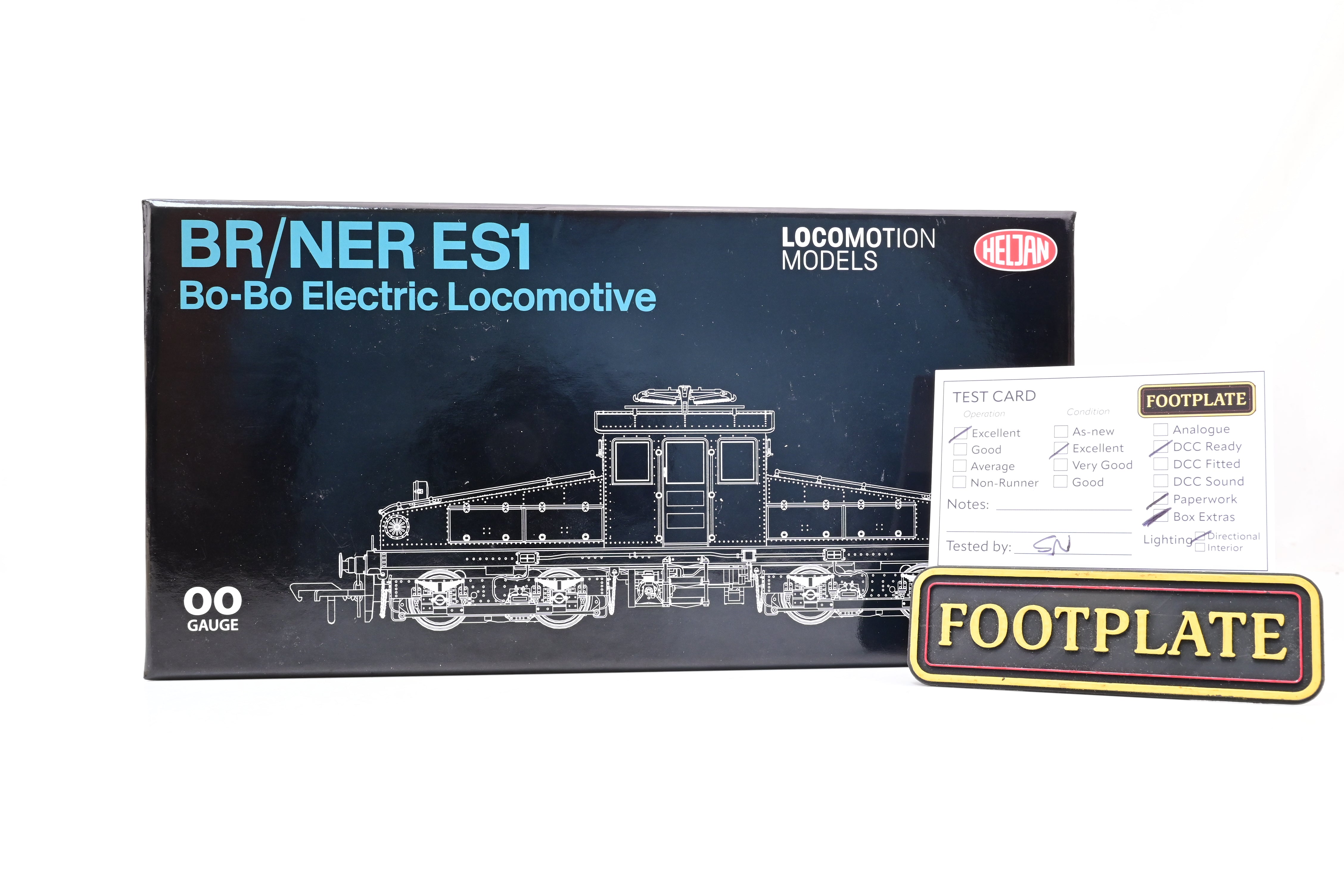 Heljan OO Gauge 1200 NER Lined Green ES1 No.1