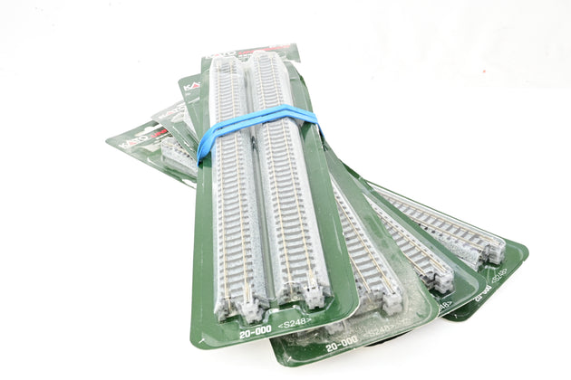 Kato N Gauge 20-132 2 Packs of Curved Track Piees 248mm (Unsealed Packs) 8 Pieces in Total