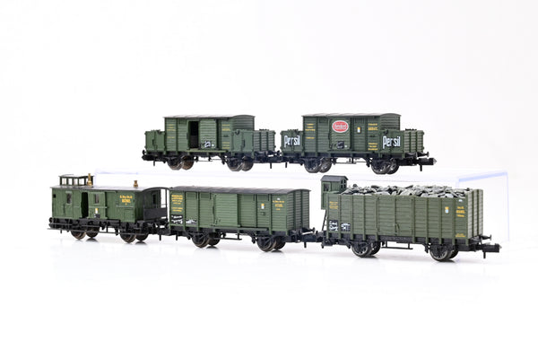 Minitrix N Gauge Rake of 5 Royal Bavarian State Railway Private Owner