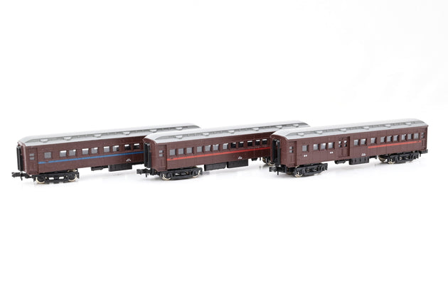 Kato N Gauge 5001/2/3 3 Car Type Oha 31 Passenger Car Set - Boxed