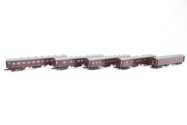 Kato N Gauge 5018/19/20 5 Car Suha 43 Series Passenger Car Set - Boxed