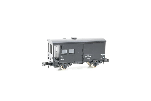 Kato N Gauge 8030 Japan Railways 4 Wheel Caboose Car No.29760 - Boxed