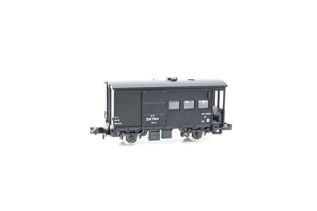 Kato N Gauge 8030 Japan Railways 4 Wheel Caboose Car No.29760 - Boxed