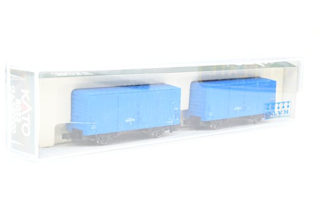Kato N Gauge 8033 Freight Car WAMU 380000 Blue 2 Cars Set