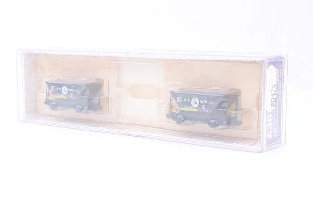 Micro Ace N Gauge A3021 Pair of Japanese National Railways (JNR) Horai 1-form Hopper Wagons
