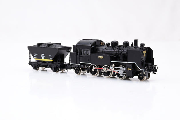 Micro Ace N Gauge A6201 JNR 2-6-2 Steam Locomotive w/Hopper Car No.C12-66 - Boxed