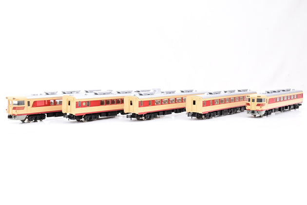 Kato N Gauge 6007/8/9&11 Kiha 80 5 Car Diesel Unit Set - Boxed