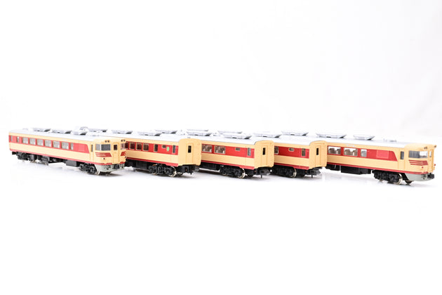 Kato N Gauge 6007/8/9&11 Kiha 80 5 Car Diesel Unit Set - Boxed