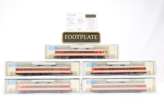 Kato N Gauge 6007/8/9&11 Kiha 80 5 Car Diesel Unit Set - Boxed