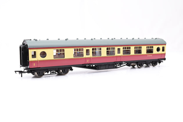 Bachmann OO Gauge 39-465 LMS 60ft Porthole Corridor Composite BR Crimson & Cream No.M24659M - Boxed