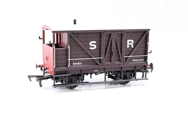 Kernow OO Gauge SB003H LSWR 10 Ton Goods Brake Van No.54611 - Boxed